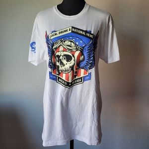 ZERO FOXTROT Local Drunk & National Hero T-shirt - Nevada July 4, 1996 *…